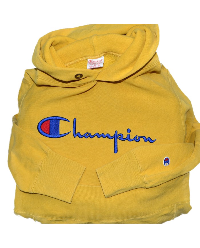 Champion hoodie yellow M