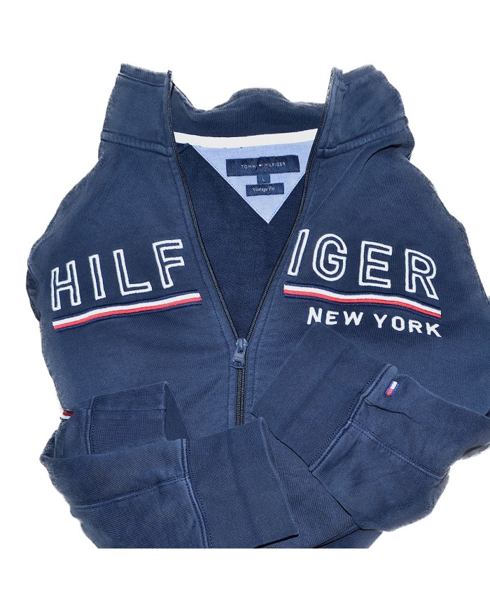 Tommy Hilfiger vest zipper blue L