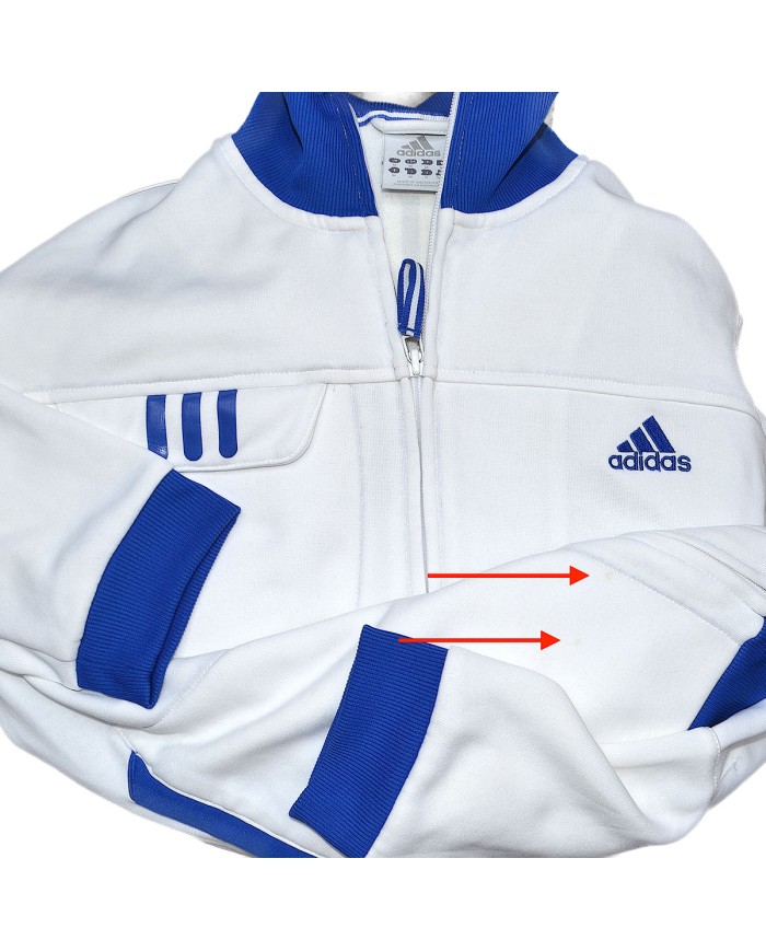 Adidas track-jacket sportswear Greece white M