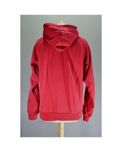 Adidas hoodie zipper red S