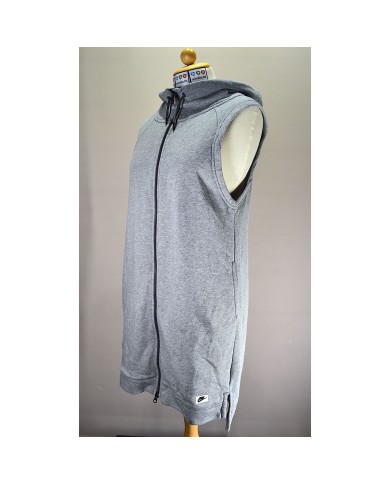 Nike hoodie zipper gray M