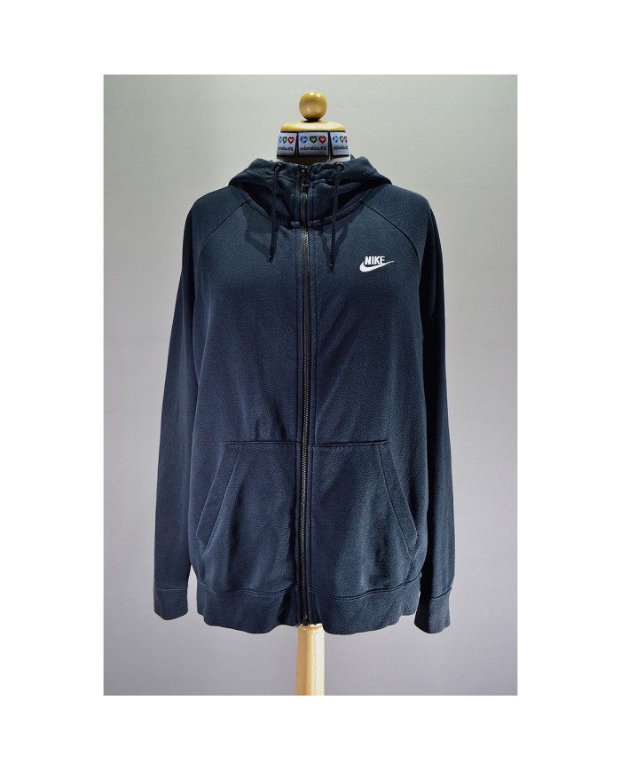Nike hoodie zipper black L