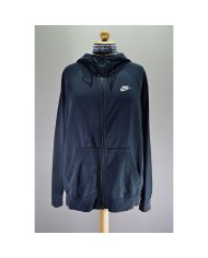 Nike hoodie zipper black L