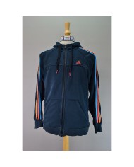 Adidas hoodie zipper gray L