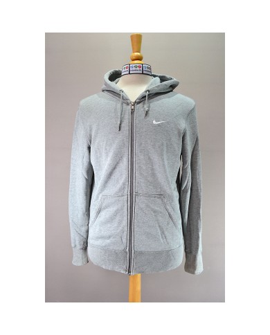 Nike hoodie zipper gray M