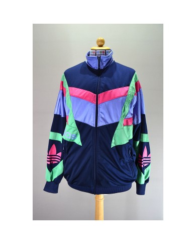 Adidas track-jacket vintage blue S
