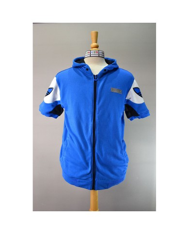Adidas hoodie zipper rare blue M