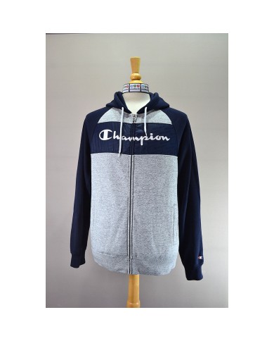 Champion hoodie zipper gray XL