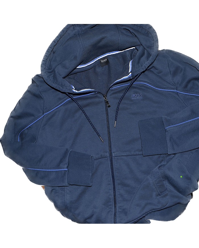 Hugo Boss hoodie zipper blue XL