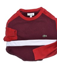 Lacoste sweater red XS