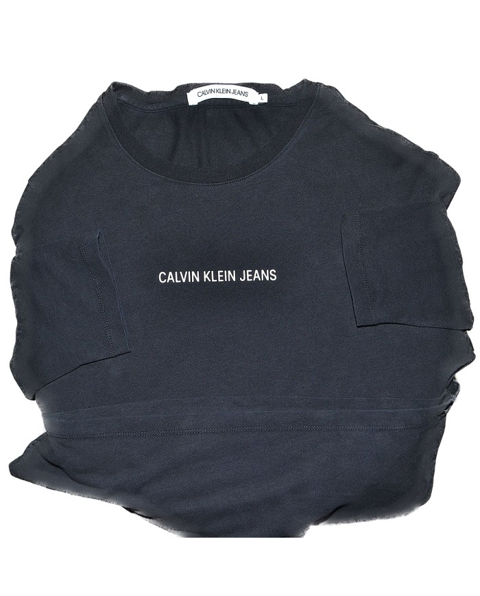 Calvin Klein t-shirt longsleeve stretch black L