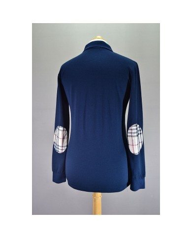 Burberry polo-shirt longsleeve blue M