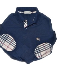 Burberry polo-shirt longsleeve blue M