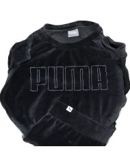 Puma sweater terry cloth black L