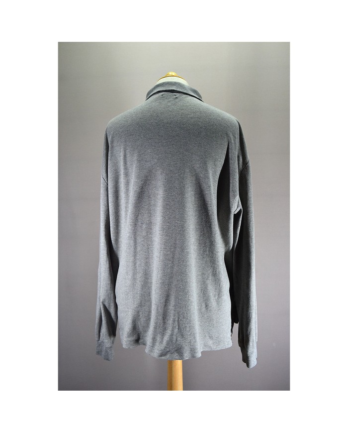 Ralph Lauren polo-shirt long-sleeve gray XXL