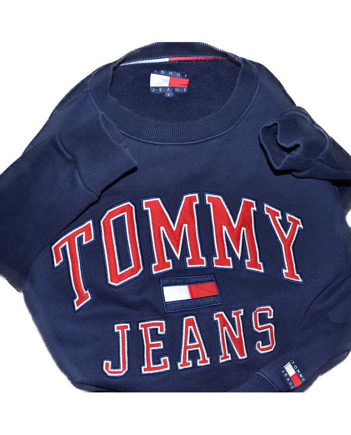 Tommy Hilfiger sweater crop-top blue S