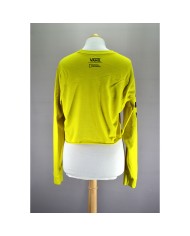 Vans t-shirt longsleeve crop-top yellow M