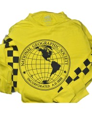 Vans t-shirt longsleeve crop-top yellow M