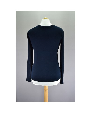 Ralph Lauren t-shirt long-sleeve  stretch black S