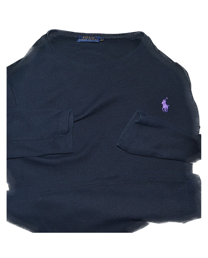 Ralph Lauren t-shirt long-sleeve  stretch black S