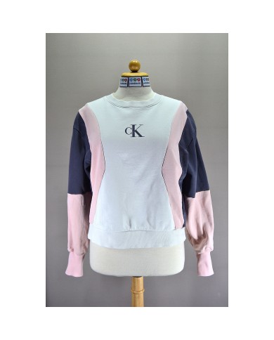 Calvin Klein sweater crop-top white S