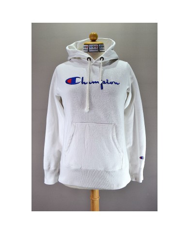 Champion hoodie embroidered white M