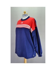 Adidas vintage sweater high bord blue L