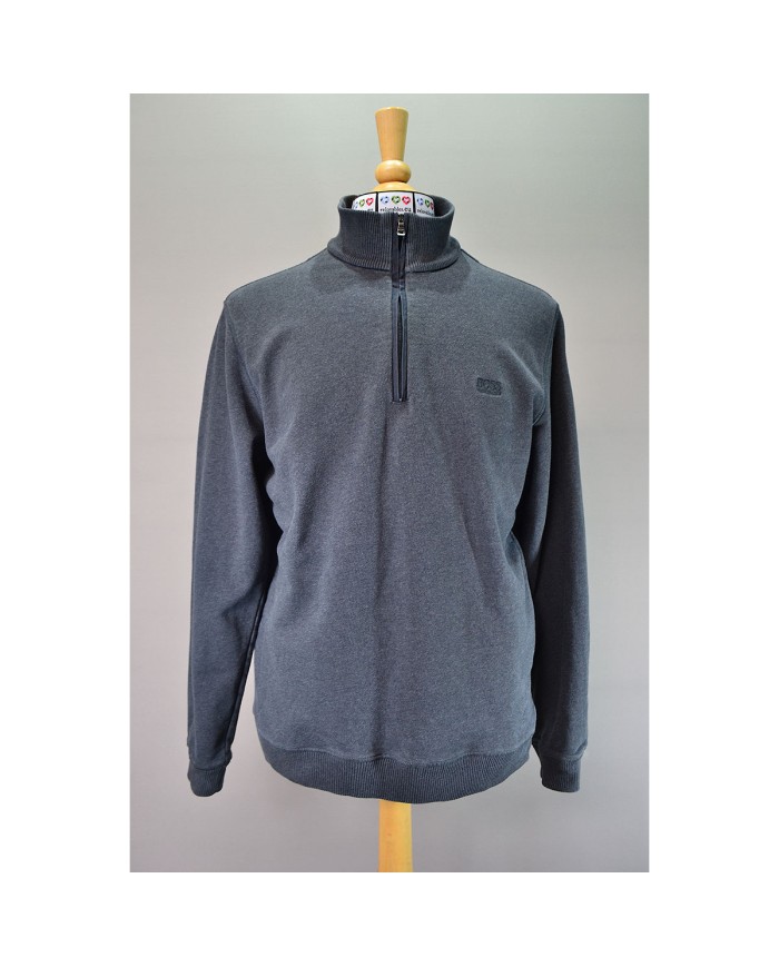 Hugo Boss sweater high-bord zipper gray XL