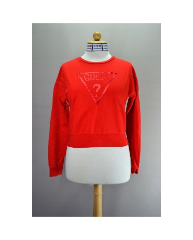 Guess sweater crop-top orange L