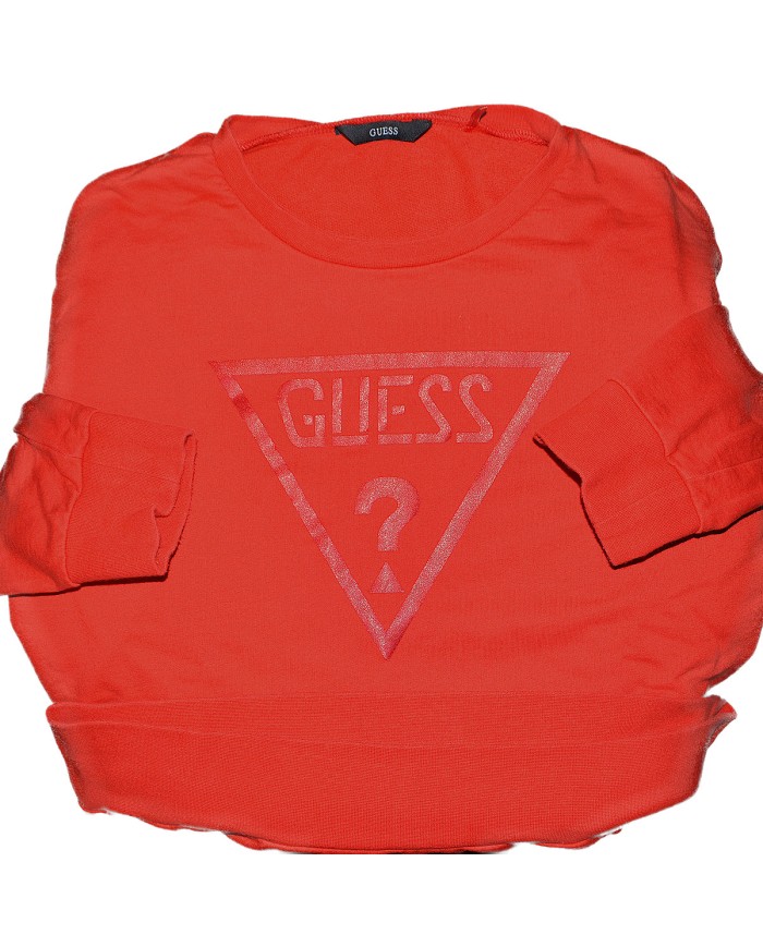 Guess sweater crop-top orange L