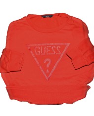 Guess sweater crop-top orange L