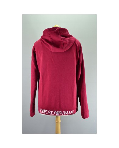 Armani hoodie zipper red XL
