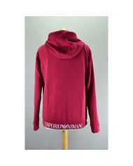Armani hoodie zipper red XL