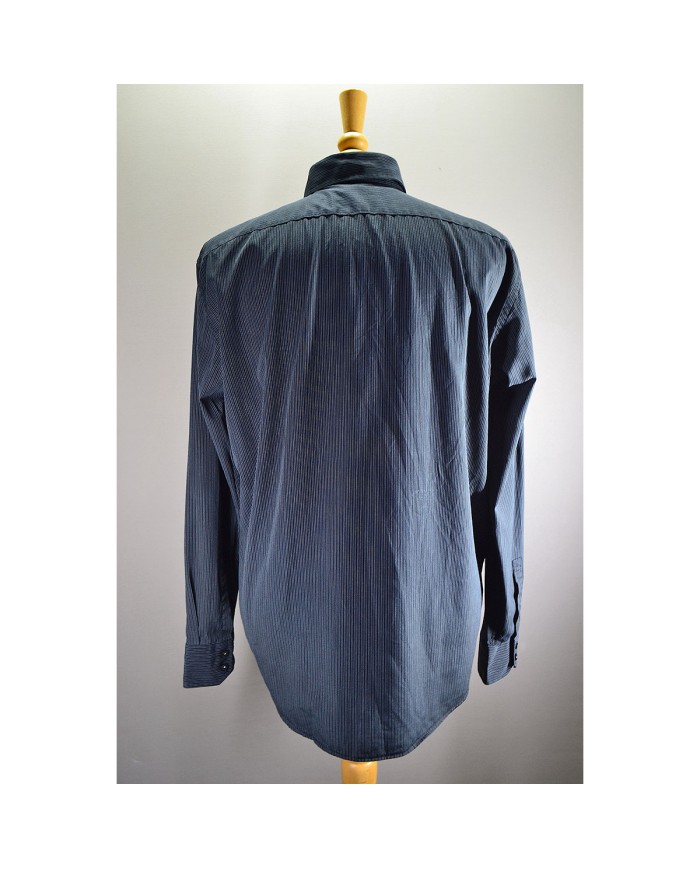 Hugo Boss shirt striped regular-fit long sleeve black XL