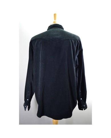 Wrangler shirt long sleeve rib fabric black XL Wrangler shirt long sleeve rib fabric black XL