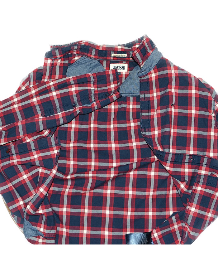 Tommy Hilfiger shirt long sleeve red S