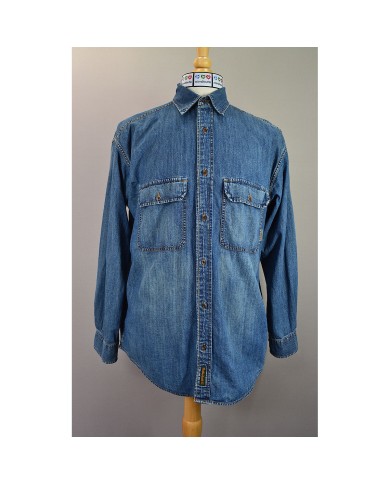 Timberland denim shirt long sleeve blue S Timberland denim shirt long sleeve blue S