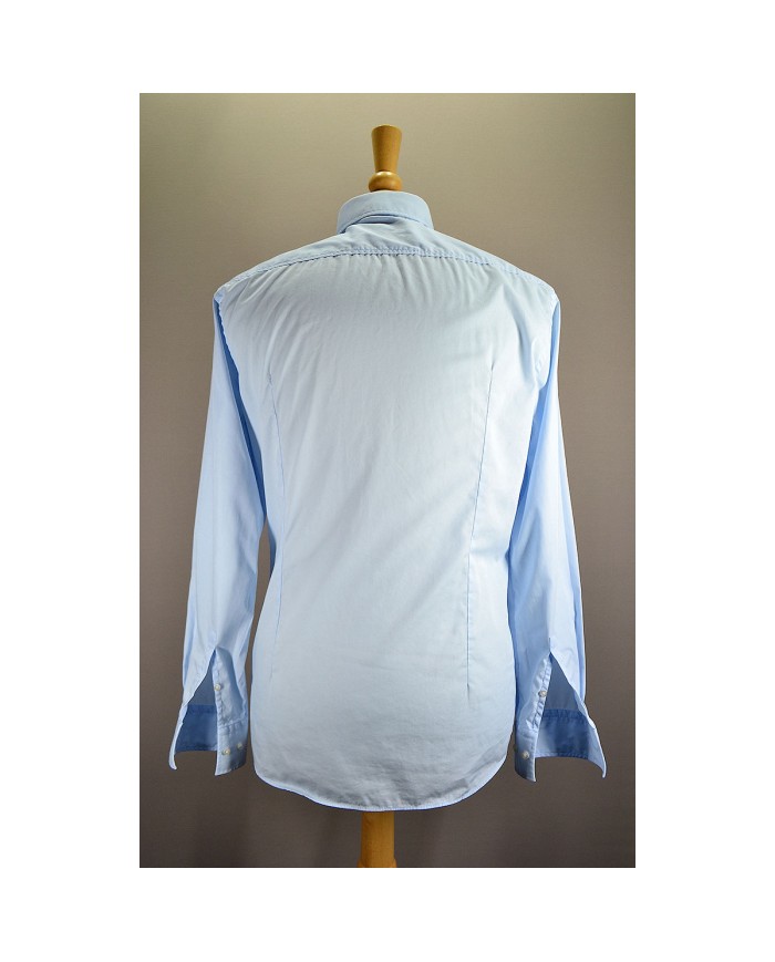 Hugo Boss shirt slim-fit long sleeve blue M