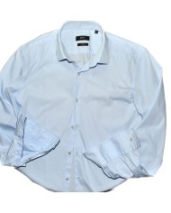 Hugo Boss shirt slim-fit long sleeve blue M