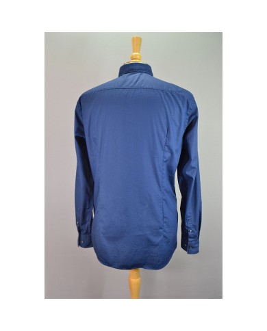 Hugo Boss shirt slim-fit long sleeve blue L