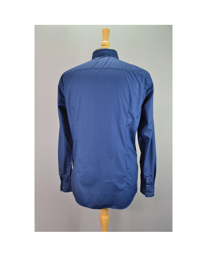 Hugo Boss shirt slim-fit long sleeve blue L