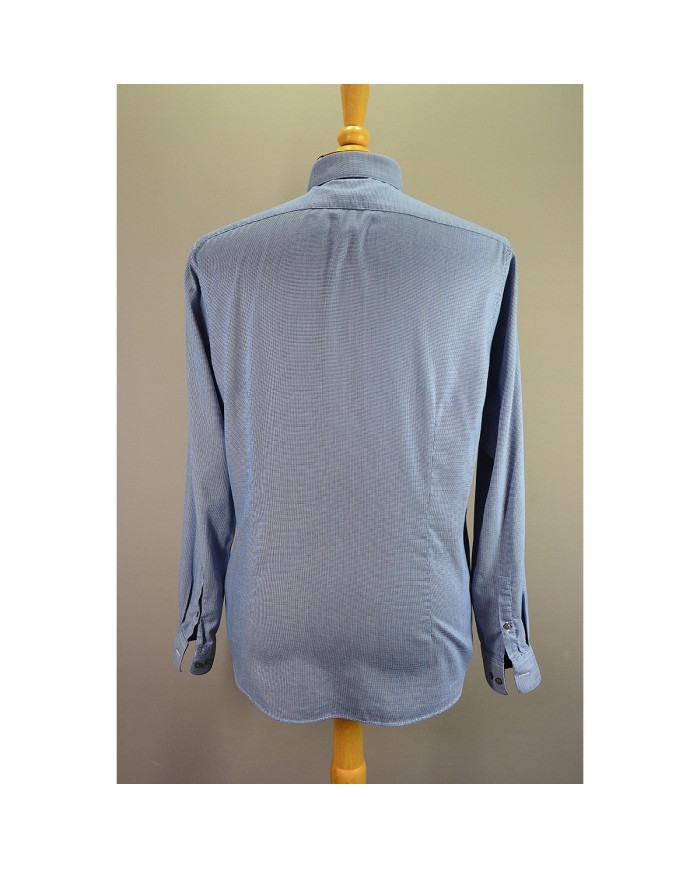 Calvin Klein shirt long sleeve slim-fit blue L
