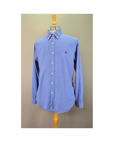 Ralph Lauren shirt long sleeve stretch blue L