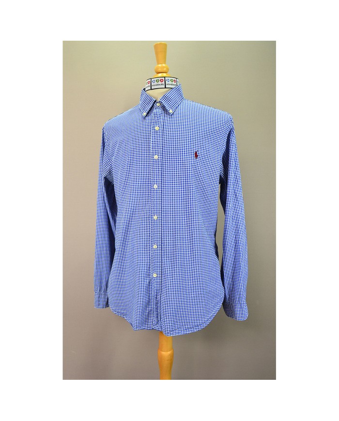 Ralph Lauren shirt long sleeve stretch blue L