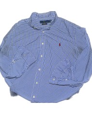 Ralph Lauren shirt long sleeve stretch blue L