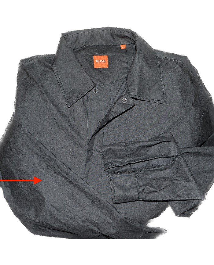 Hugo Boss shirt  long sleeve pockets black XL