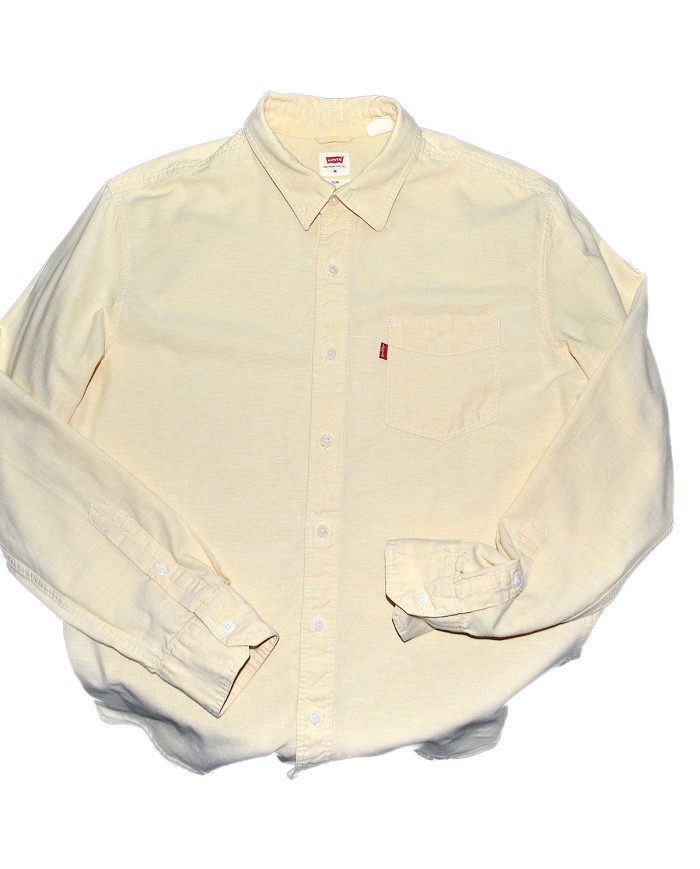 Levi's shirt long sleeve yellow M