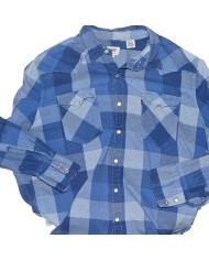Levi's shirt long sleeve blue XL