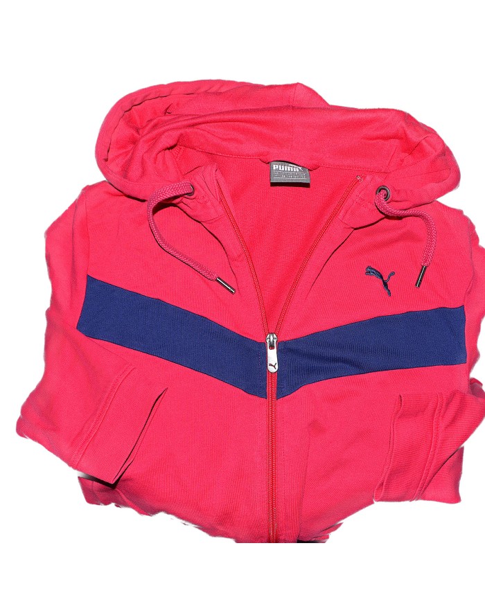 Puma hoodie zipper pink M