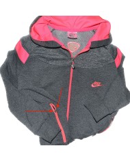 Nike track-jacket hoodie gray 10 years
